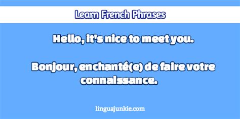 How to Introduce Yourself in French in 11+ Lines