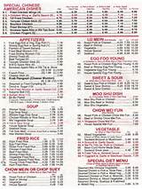 Images of Chinese Restaurant Menu Prices