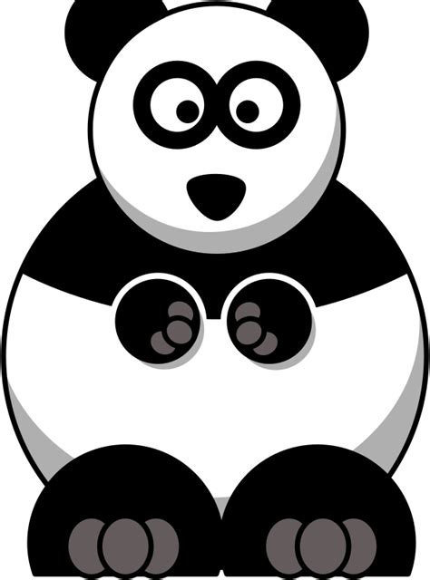 Cute Cartoon Panda Openclipart Riset