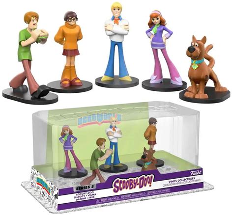 Funko Scooby Doo Hero World Series 5 Scooby Doo Shaggy Velma Daphne Fred Exclusive 4 Vinyl