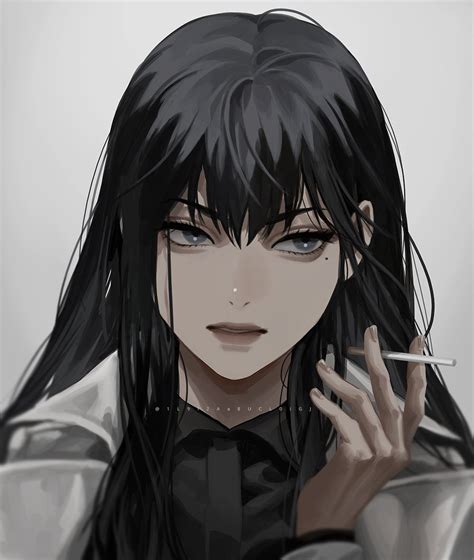 List 92 Wallpaper Anime Girl With Black Hair And Black Eyes Full Hd