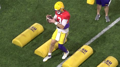LSU Football Practice Video Preparation For Wisconsin In ReliaQuest Bowl YouTube