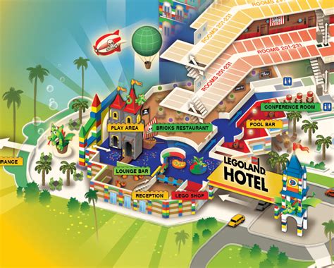 Legoland Hotel Map