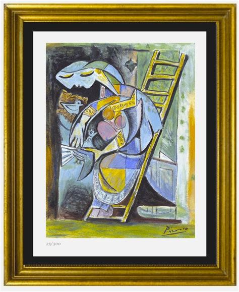 Pablo Picasso Woman With Pigeons Signed And Hand Numbered Etsy Art