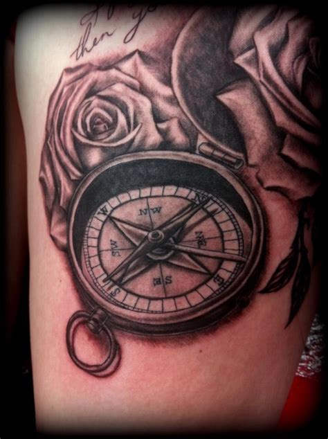 Compass Realistic Detailed Tattoo By Calebslabzzzgraham On Deviantart