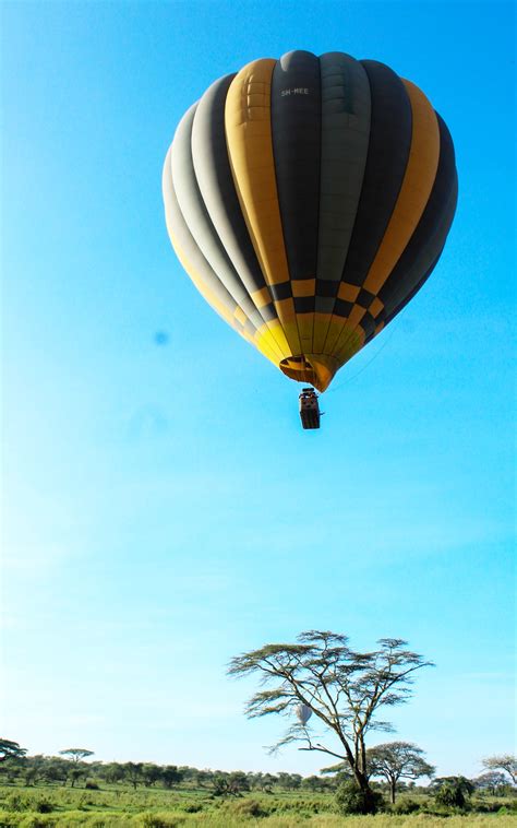 balloon in the air hot air balloon safari miracle experience