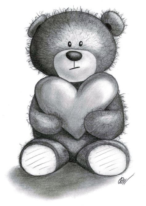 Teddy images black and white. Teddy bear 2 by westin87 | Teddy bear drawing, Bear drawing