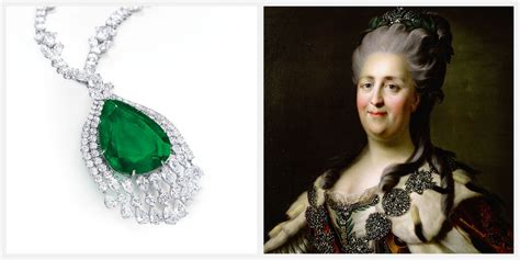 Catherine The Greats Emerald Up For Auction Queen Elizabeth Has