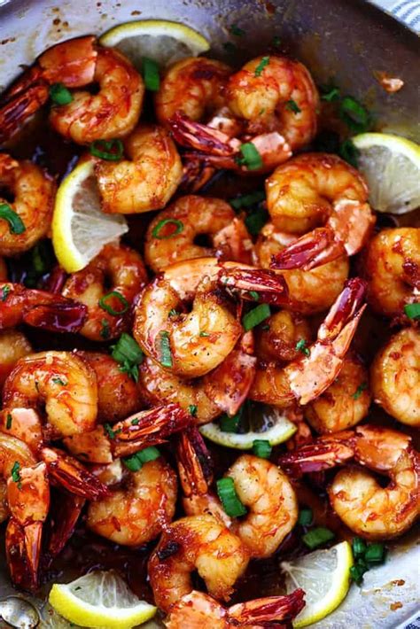 Although it is often associated with beef, bulgogi is actually applicable to other meats like pork and chicken! Sticky Honey Garlic Butter Shrimp | The Recipe Critic
