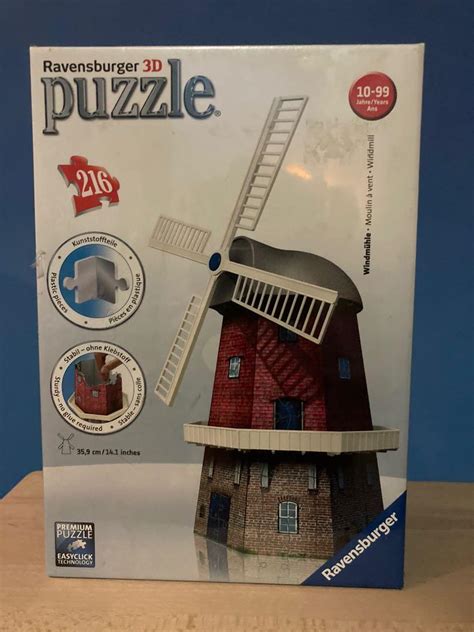ravensburger 3d puzzle windmill hobbies and toys toys and games on carousell