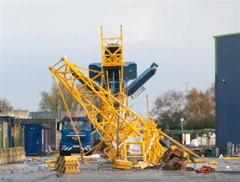 Crane Overturn In Ghent