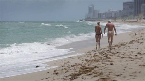 After Shark Attack Buff Life Back To Normal On Miamis Famous Nude
