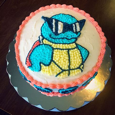 Squirtle Squad Birthday Cake Cake Pokemon Birthday Cake Dj Cake