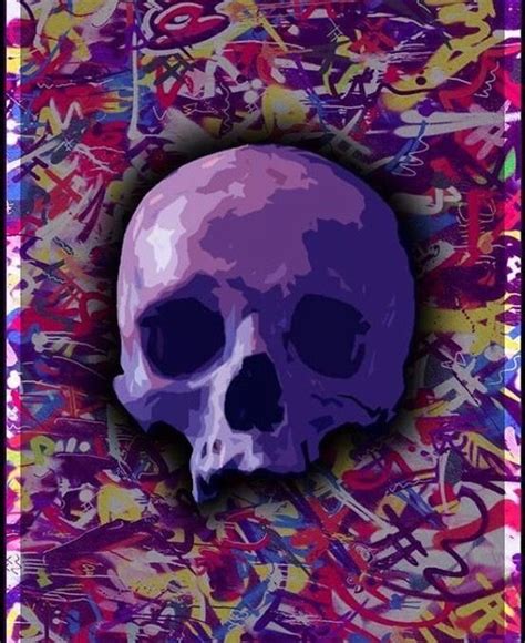 Rocknrox Skull Artwork Skull Art Skull Fabric