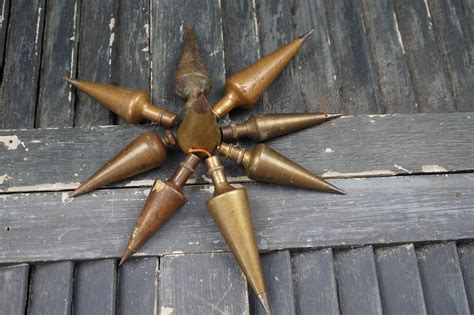 Vintage Brass Plumb Bob Carpentry Level Industrial Etsy