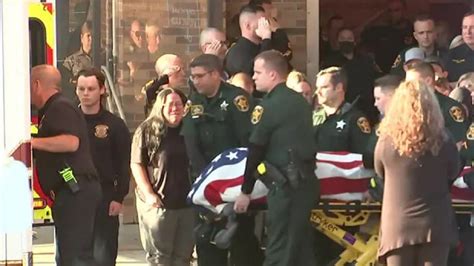 Florida Deputy Shot Killed By Friendly Fire When Suspect Pointed Bb Gun At Authorities Sheriff