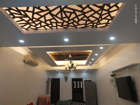 False Ceiling Is Essential Part Of Your Drawing Room Applying Fall