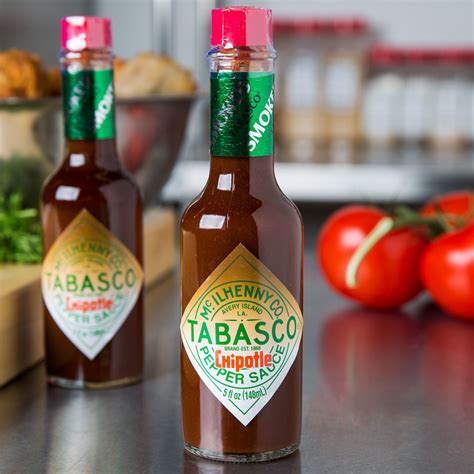 Tabasco 5 Oz Chipotle Pepper Hot Sauce