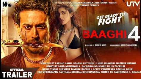 Baaghi 4 Tiger Shroff Sara Ali Khan Official Trailer Riteish Sajid N