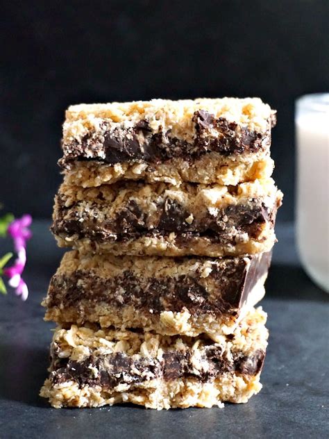 Healthy No Bake Chocolate Oat Bars My Gorgeous Recipes