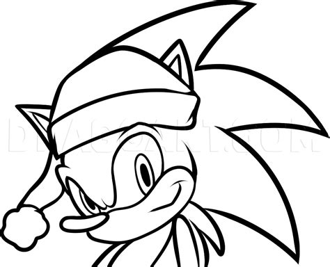 How To Draw Christmas Sonic Step By Step Drawing Guide By Dawn