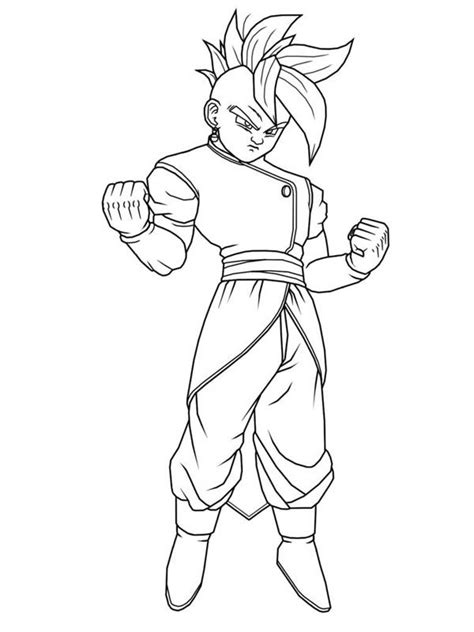 Cabba, dragon ball super character. Dragon Ball Z Coloring Pages Gohan - Coloring Home