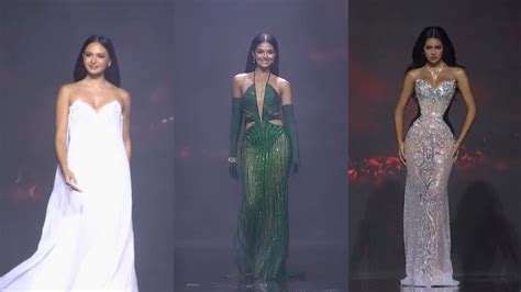 Look Best Evening Gowns At Miss Universe Philippines 2023