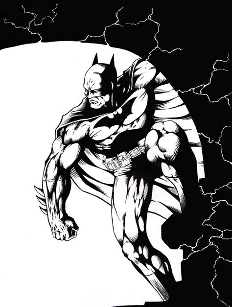 Batman Inks By Mariaarnt On Deviantart