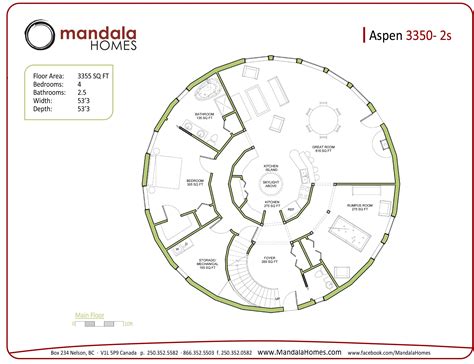 Aspen Series Floor Plans Mandala Homes Prefab Round Jhmrad 22029