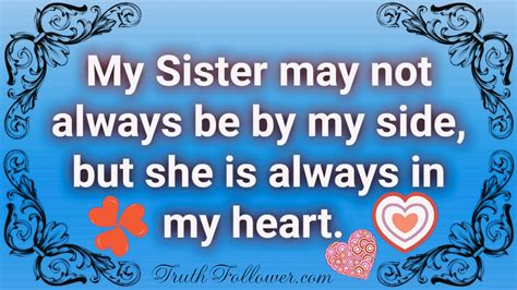 I Love My Sister There Is No Body Like Her