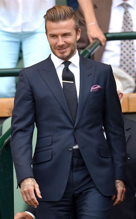David Beckham From 2015 Wimbledon Star Sightings Suits David