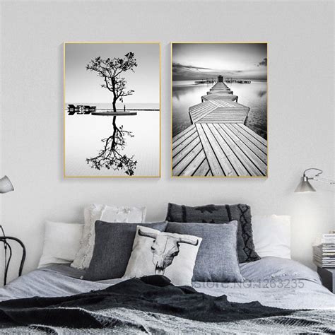 Black And White Nordic Poster Canvas Prints Wall Art Bvm Home