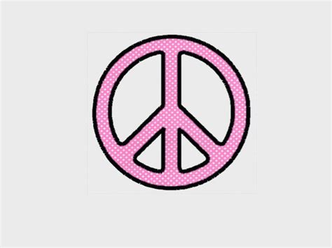 Peace Sign Appliqué Machine Embroidery Design File 3 Etsy
