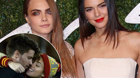 Miley Cyrus Dismisses Sex Tape Rumours As She Parties With Cara Delevingne Kendall Jenner And