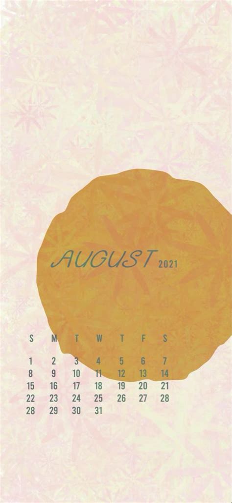 August 2021 Calendar Wallpaper Calendar Wallpaper Calendar