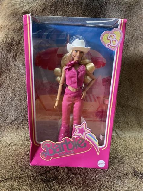 Mattel Barbie The Movie Margot Robbie Barbie In Pink Western Outfit
