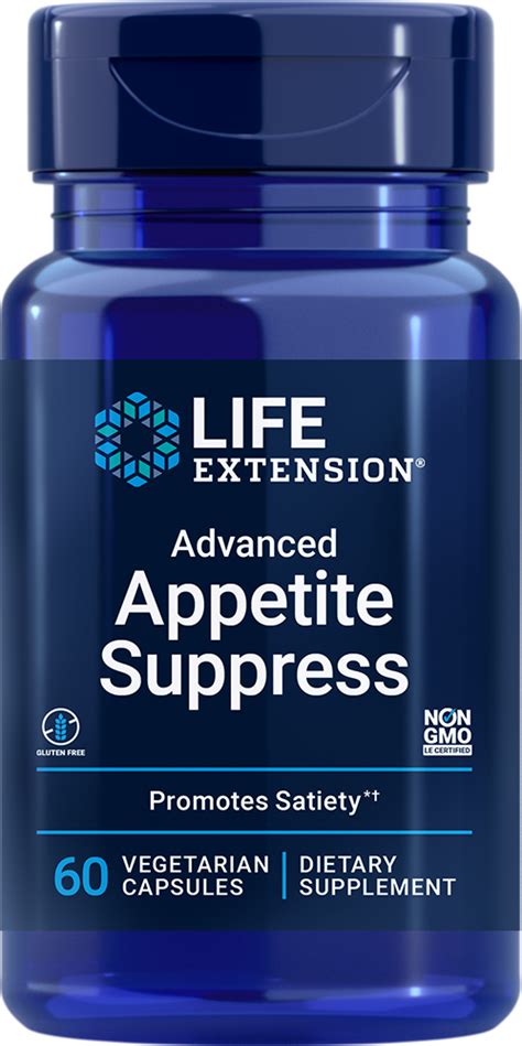 Advanced Appetite Suppress 60 Vegetarian Capsules Life Extension