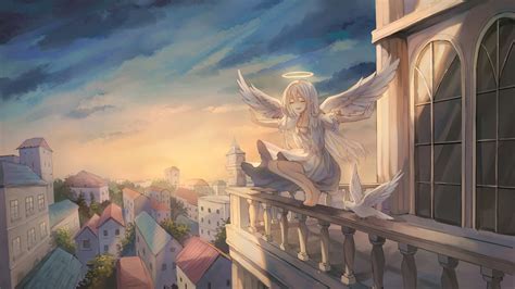 Anime Girls Wings Unfold In Glory 4k Wallpaperhd Anime Wallpapers4k