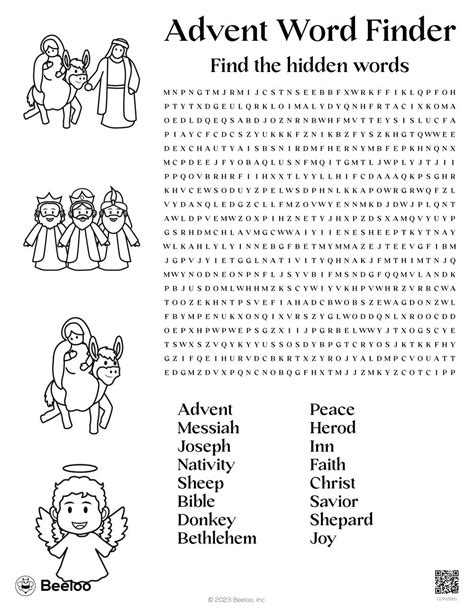 Nativity Themed Word Searches Beeloo Printable Crafts And Activities
