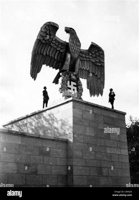 Reich Eagle On The Grand Stand In The Luitpold Arena 1934 Stock Photo