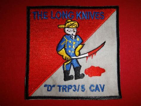 D Troop Us 3rd Squadron 5th Cavalry Regiment The Long Knives Vietnam