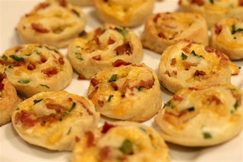 Cheesy Bacon Pinwheels Normal Cooking Recipe Recipes Appetizer