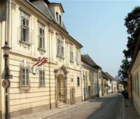 Het is gevestigd in een voormalig huis waar de componist vijftien jaar lang zijn zomers doorbracht. Ludwig van Beethoven in Nussdorf