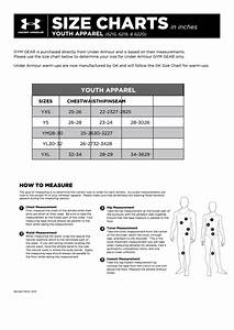 Under Armour Youth Apparel Size Charts Printable Pdf Download