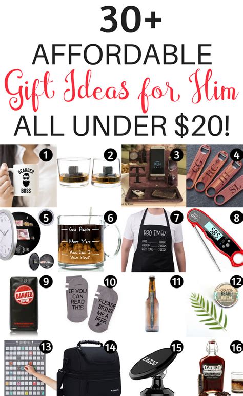 The best list of gifts for men that show him how much you care. 25 Best Inexpensive Gift Ideas for Boyfriend - Home ...