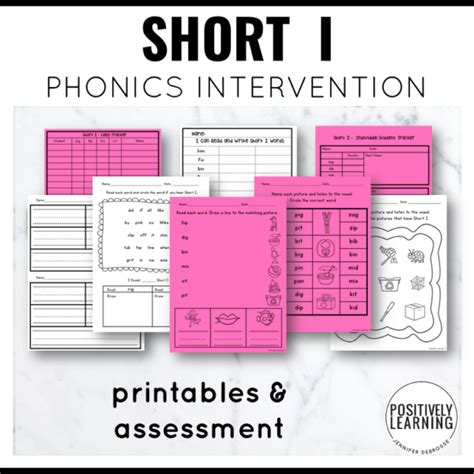 Short I Phonics Positively Learning