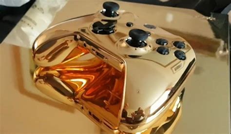 Watch This Beautiful Gold Plated Xbox One X Be Unboxed
