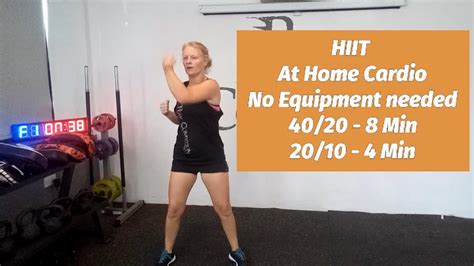 At Home Cardio No Equipment Needed HIIT YouTube