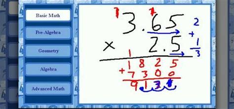 Learn the shortcut of moving the decimal when multiplying any number by 10, 100, 1000, or 10,000 and beyond. How to Multiply decimal numbers in basic math « Math ...