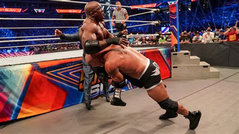 Bobby Lashley Vs Goldberg WWE Championship Match Photos WWE